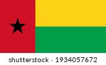 Vector flag of Guinea-Bissau. Accurate dimensions and official colors. Symbol of patriotism and freedom. This file is suitable for digital editing and printing of any size.