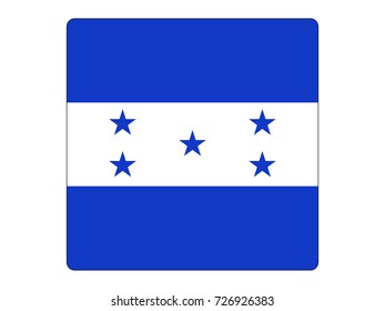 Vector flag of Honduras