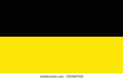 Vector flag illustration of the German city of Munich, Germany