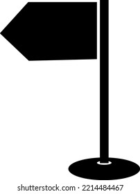 vector flag illustration on white background