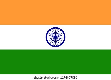 Vector Flag of India