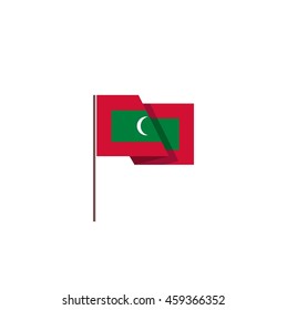Vector Flag of Maldives