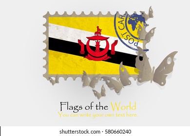 vector flag measurements with butterflies from paper of Brunei