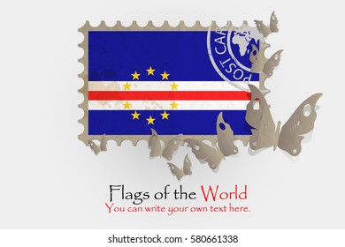vector flag measurements with butterflies from paper of Cape Verde