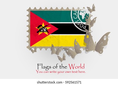 vector flag measurements with butterflies from paper of Mozambique