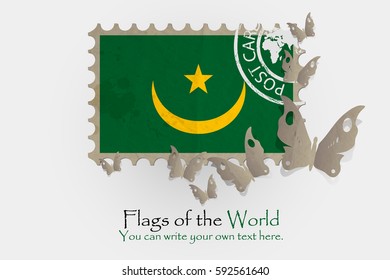 vector flag measurements with butterflies from paper of Mauritania
