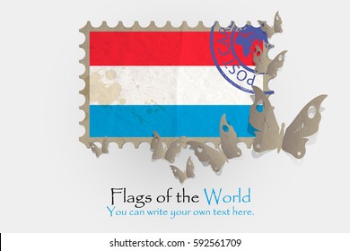 vector flag measurements with butterflies from paper of Luxembourg