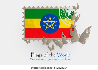 vector flag measurements with butterflies from paper of Ethiopia