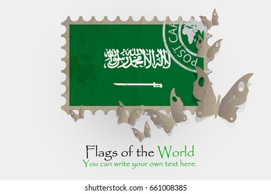 vector flag measurements with butterflies from paper of Saudi Arabia