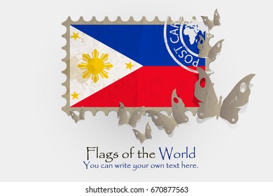 vector flag measurements with butterflies from paper of Philippines