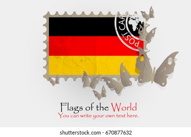 vector flag measurements with butterflies from paper of Germany