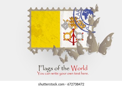 vector flag measurements with butterflies from paper of Vatican
