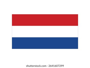 Vector flag of Netherland. Accurate dimensions and official colors. This file is suitable for digital editing and printing of any size.
