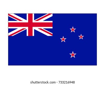 Vector flag of New Zealand