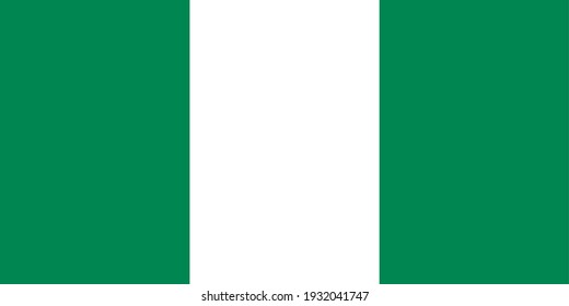 Vector Flag Nigeria Accurate Dimensions Official Stock Vector (Royalty ...