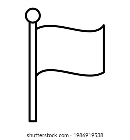 Diseño de icono de contorno de marca de vector
