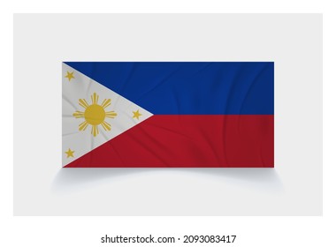 Vector Flag of Philippines - Proper Dimensions 1 : 2