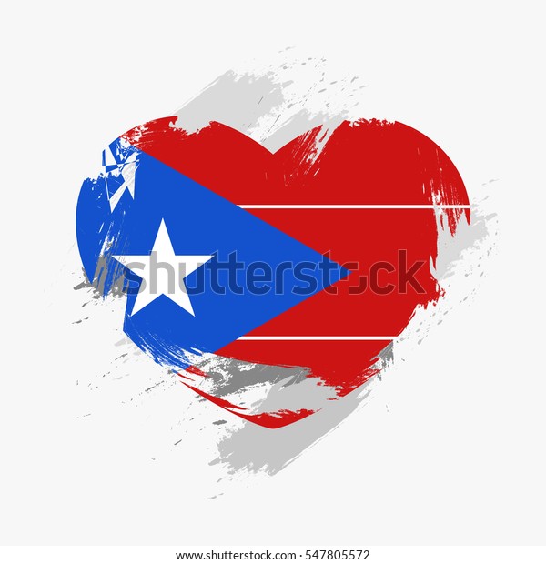 Download Vector Flag Puerto Rico Isolated On Stock Vector (Royalty ...