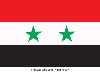 vector flag of syria country