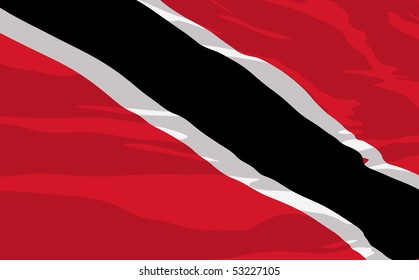 Vector flag of Trinidad and Tobago
