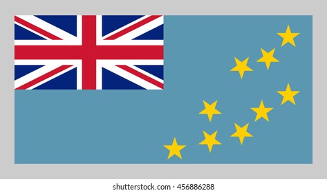 Vector flag of Tuvalu