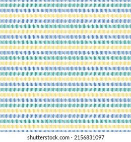 Vector Flags Like The Ones From Brazil Street, World Festival, Soccer, Celebration, Brazilian Party. Seamless Pattern, Backdrop, Background. Season, Replicable Texture. Design Surface, Stripes Print