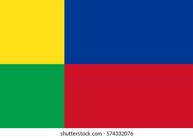 Vector flags of Regions of Slovakia, Zilina Region flag vector.