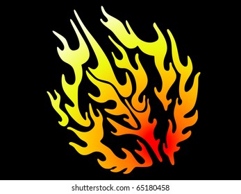 vector flame