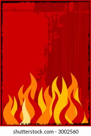 vector flame background