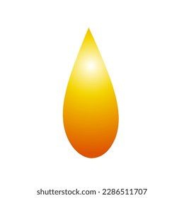 Vector flames burning white background 