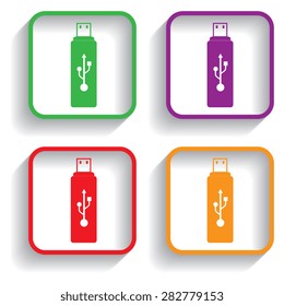 vector flash drive