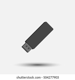 Vector flash drive icon. exclusive design