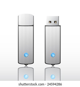 Vector flash drive illustration