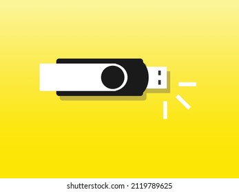 vector flash drive image. Can be used in many forms of work