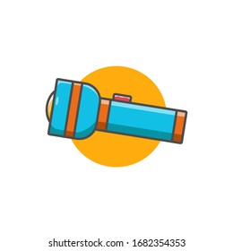 vector flash light illustration icon