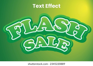 Elemento de texto de texto de venta en flash del vector