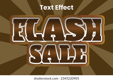 Elemento de texto de texto de venta en flash del vector