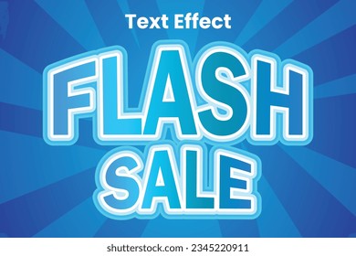 Vector Flash Sale Text Effext Element