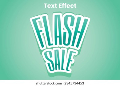 Vector Flash Sale Text Effext Element