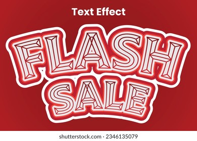 Elemento de texto de texto de venta en flash del vector