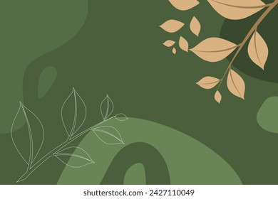 Vector flat abstract bohemian doodle background