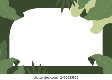Vector plano abstracto bohemio doodle plantilla de fondo