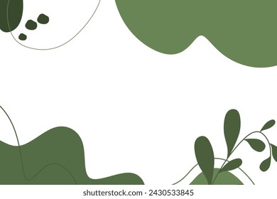 Vektor flache abstrakte Bohemian Doodle Hintergrund Vorlage