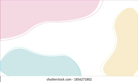 Vector flat abstract business card template with geometric shapes, may be used as wallpaper, background