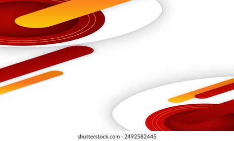 Vector Plantilla de tarjeta de visita abstracta plana