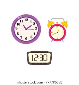 Rectangle Clock Stock Vectors Images Vector Art Shutterstock