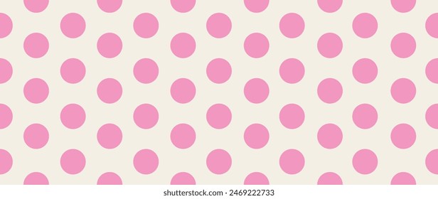 Vector flat background. Minimalist trendy abstract polka dot pattern. Perfect for screensaver, poster, card, invitation or home decor.