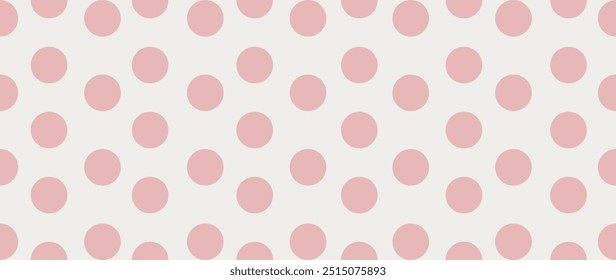 Vector flat background. Minimalist trendy abstract polka dot pattern on a light background. Perfect for screensaver, poster, card, invitation or home decor.
