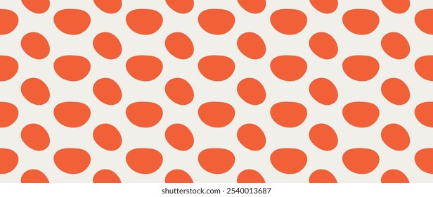 Vector flat background. Minimalist trendy abstract polka dot pattern on a light background. Perfect for screensaver, poster, card, invitation or home decor.
