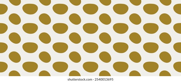 Vektor, flacher Hintergrund. Minimalistisches trendiges abstraktes Polka-Punktmuster auf hellem Hintergrund. Perfekt für Bildschirmschoner, Poster, Karte, Einladung oder Wohndekoration.